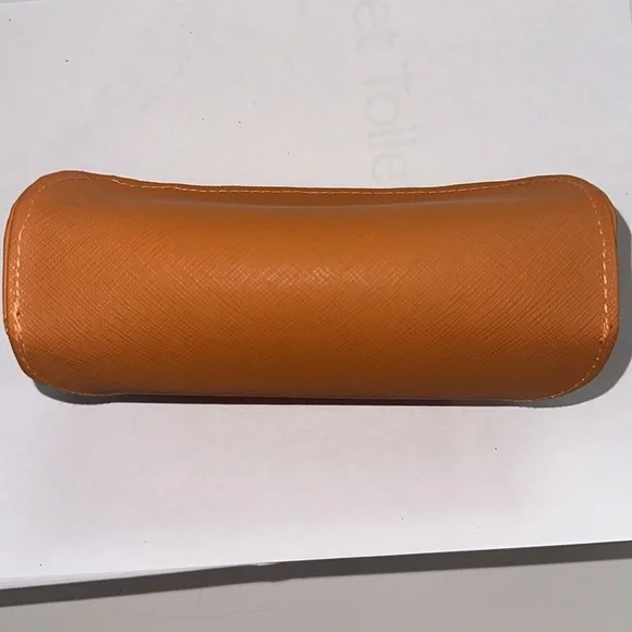 TORY BURCH SUNGLASSES CASE ONLY!! ORANGE WOMENS - Picture 3 of 7